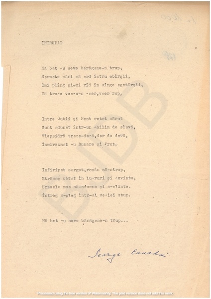 M-1250 - Poezii. GEORGE COANDĂ